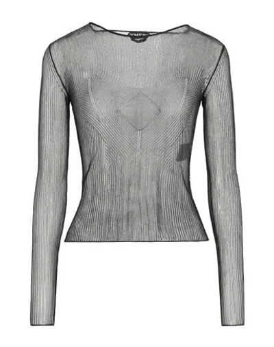 Tom Ford Woman Top Black Size S Silk, Polyamide