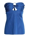 Tom Ford Knitwear  Top Knitted In Blue