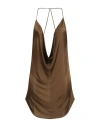 Tom Ford Woman Top Military Green Size 10 Viscose, Elastane