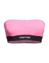 Tom Ford Woman Top Pink Size L Modal, Elastane, Polyester, Polyamide