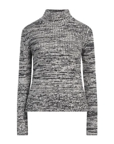 Tom Ford Woman Turtleneck Midnight Blue Size M Wool, Silk, Polyester In Multi