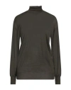 Tom Ford Woman Turtleneck Military Green Size S Cashmere, Silk