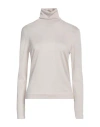 Tom Ford Woman Turtleneck Off White Size M Cashmere, Silk In Neutral