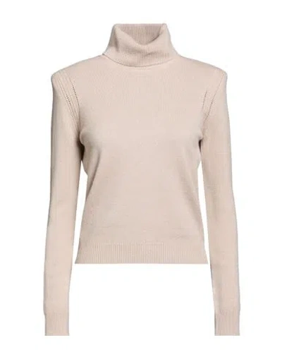 Tom Ford Woman Turtleneck Taupe Size M Cashmere In Pink
