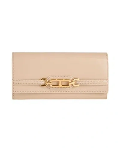 Tom Ford Woman Wallet Beige Size - Calfskin