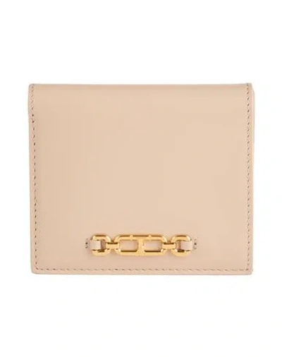 Tom Ford Woman Wallet Beige Size - Calfskin