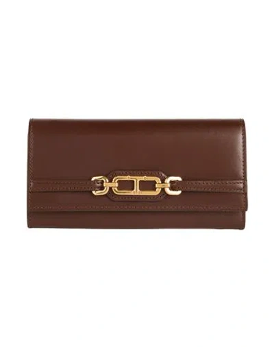 Tom Ford Woman Wallet Brown Size - Calfskin