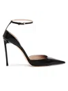 Tom Ford Patent Leather Vertigo Ankle Strap Pump In Multi