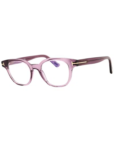 Tom Ford Women's 48mm Optical Frames In Purple