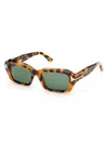 Tom Ford 53mm Rectangular Sunglasses In Brown
