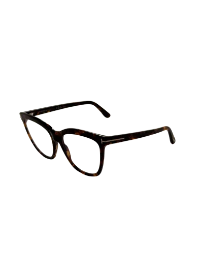 Tom Ford Women's 54 Mm Dark Havana Eyeglasses In Brown