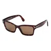 Tom Ford Mikel 54mm Polarized Square Sunglasses In Multi