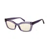 Tom Ford Women's 54mm Lilac Opticals Ft5766-b-078-54