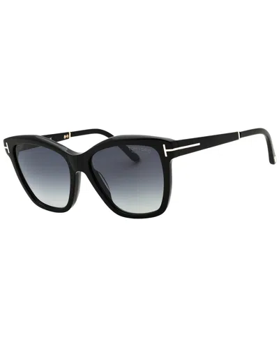 Tom Ford Women's 54mm Polarized Optical Frames In Metallic