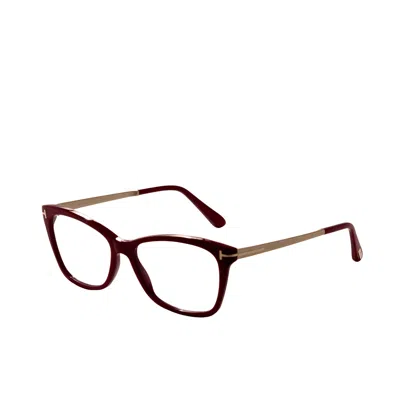 Tom Ford Women's Ft5510 52mm Optical Frames In Brown