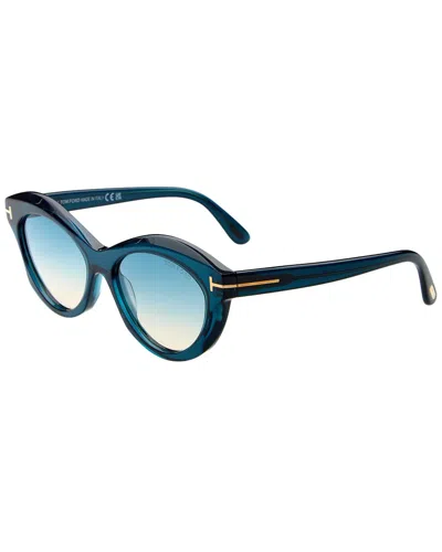 Tom Ford Women's 54mm Sunglasses In Blue