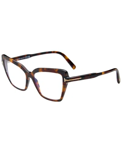 Tom Ford Women's 55052 55mm Optical Frames In Brown