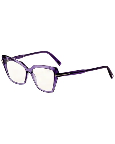Tom Ford Women's 55mm Optical Frames In Purple