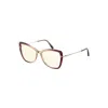 Tom Ford Women's 55mm Purple Beige Gradient Opticals Ft5882-b-083-55