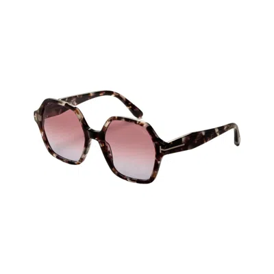 Tom Ford Women's 56mm Havana Sunglasses Ft1032-55z-56 In Brown