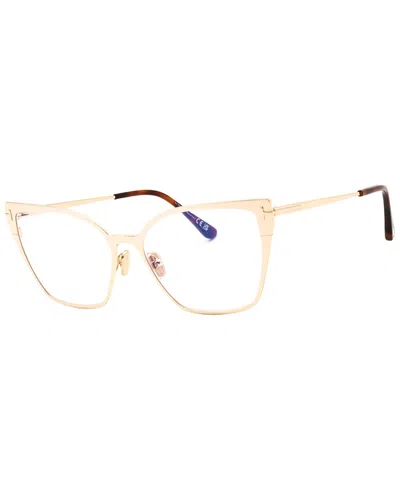 Tom Ford Women's 56mm Optical Frames In Gold