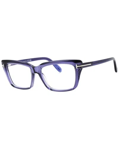 Tom Ford Women's 56mm Optical Frames In Purple