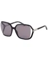 Tom Ford Women's 6001c 60mm Sunglasses In Black