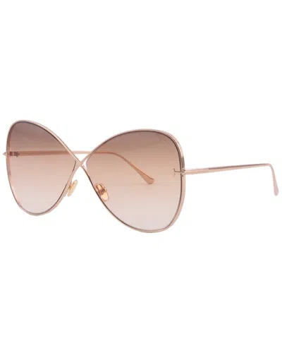 Tom Ford Women's 66mm Sunglasses In Gold
