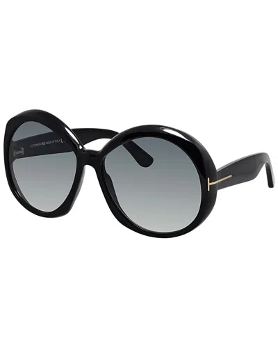 Tom Ford Women's Annabelle 62mm Sunglasses In Black