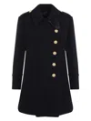 Tom Ford Asymmetric Wool-cashmere Duffle Peacoat In Blue