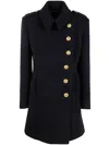 Tom Ford Asymmetric Wool-cashmere Duffle Peacoat In Blue