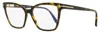 Tom Ford Blue Light Block Cat Eye Ladies Eyeglasses Ft5949-b 001 56 In Multi
