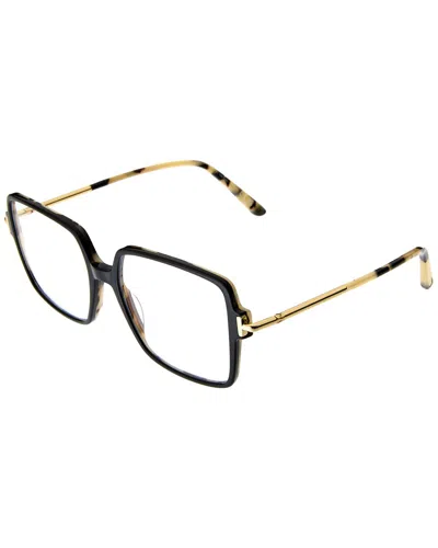 Tom Ford Women's Blue Light Block 53mm Optical Frames In Brown