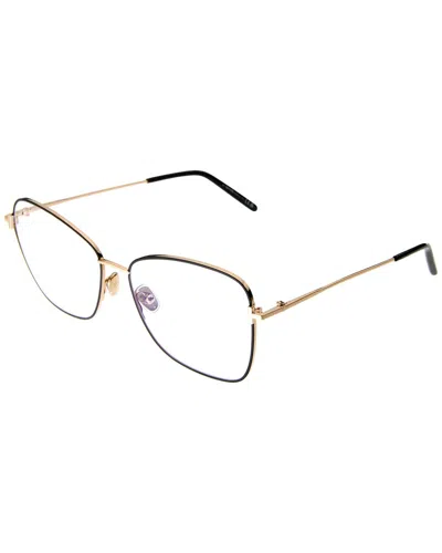 Tom Ford Women's Blue Light Block 55mm Optical Frames In Black