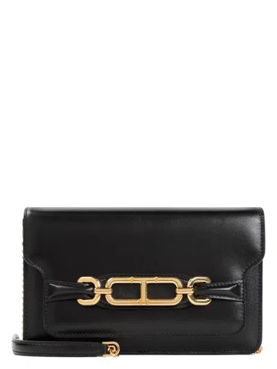 Tom Ford Women's Box Palmellato Small Shoulder Bag In Black