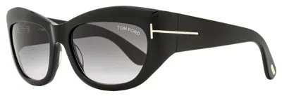 Tom Ford Brianna Cat-eye Sunglasses In Black