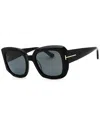 Tom Ford Ft1220 Square Acetate Sunglasses In Green