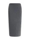 Tom Ford Women Cashmere Skirt In Gray