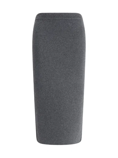 Tom Ford Women Cashmere Skirt In Gray