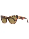Tom Ford Women's Cat Eye Sunglasses Tf871 Wyatt 55j Rose Havana 56mm In Multi
