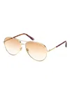 Tom Ford Women's Clark 59mm Aviator Sunglasses
