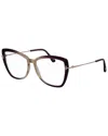 Tom Ford Women's Classic 55mm Optical Frames In Brown