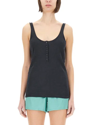 Tom Ford Women Cotton And Silk Top In Black