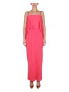 Tom Ford Women's Dress With Ruffles In Fuchsia