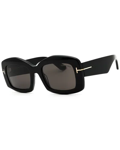 Tom Ford Women's Elvira 53mm Sunglasses In Black