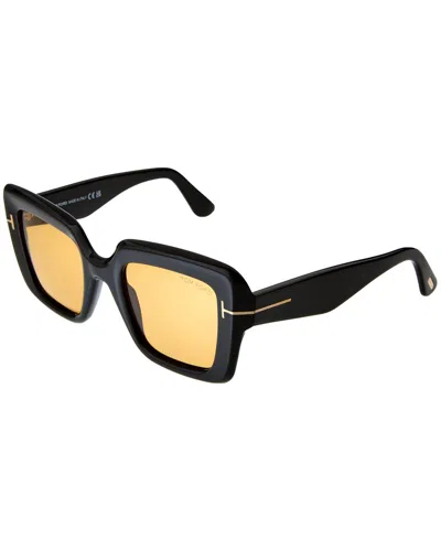 Tom Ford Ft11556001e - Nero Lucido / Marrone In Black