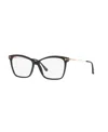 Tom Ford 56mm Square Optical Glasses In Black