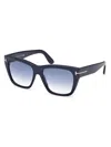 Tom Ford Women's Flynn 55mm Square Sunglasses In Blue