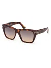 Tom Ford Women's Flynn 55mm Square Sunglasses In Brown