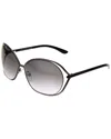 Tom Ford Carla Smoke Greadient Oval Ladies Sunglasses Ft0157 08b 66 In Grey
